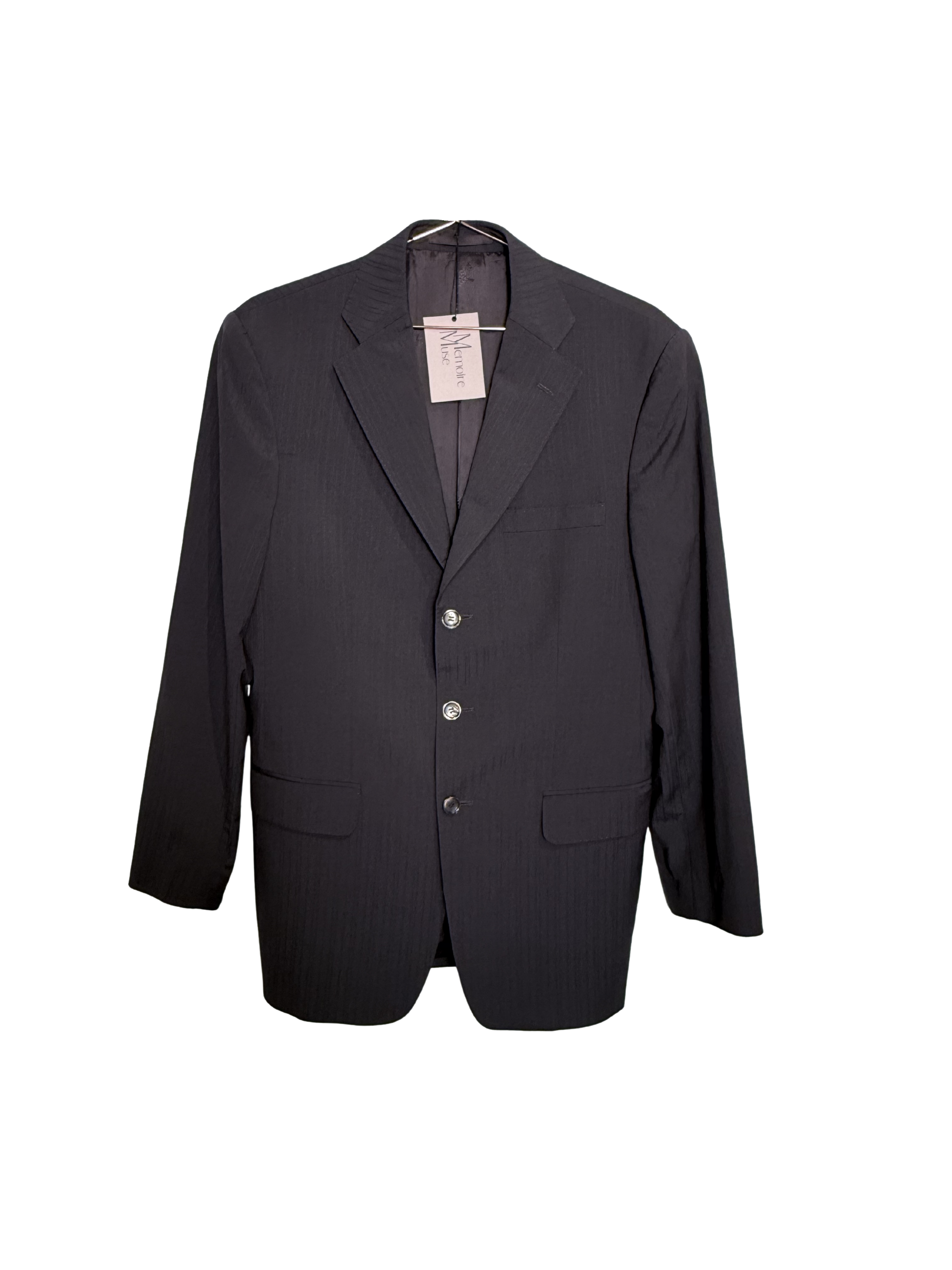 VERSACE - Brown stripe blazer