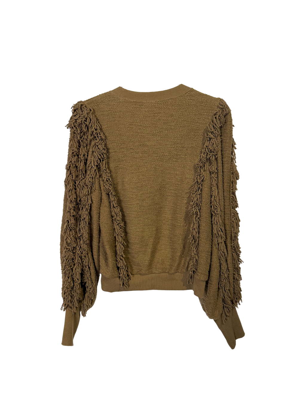ULLA JOHNSON - Fringe Bouclé Sweater