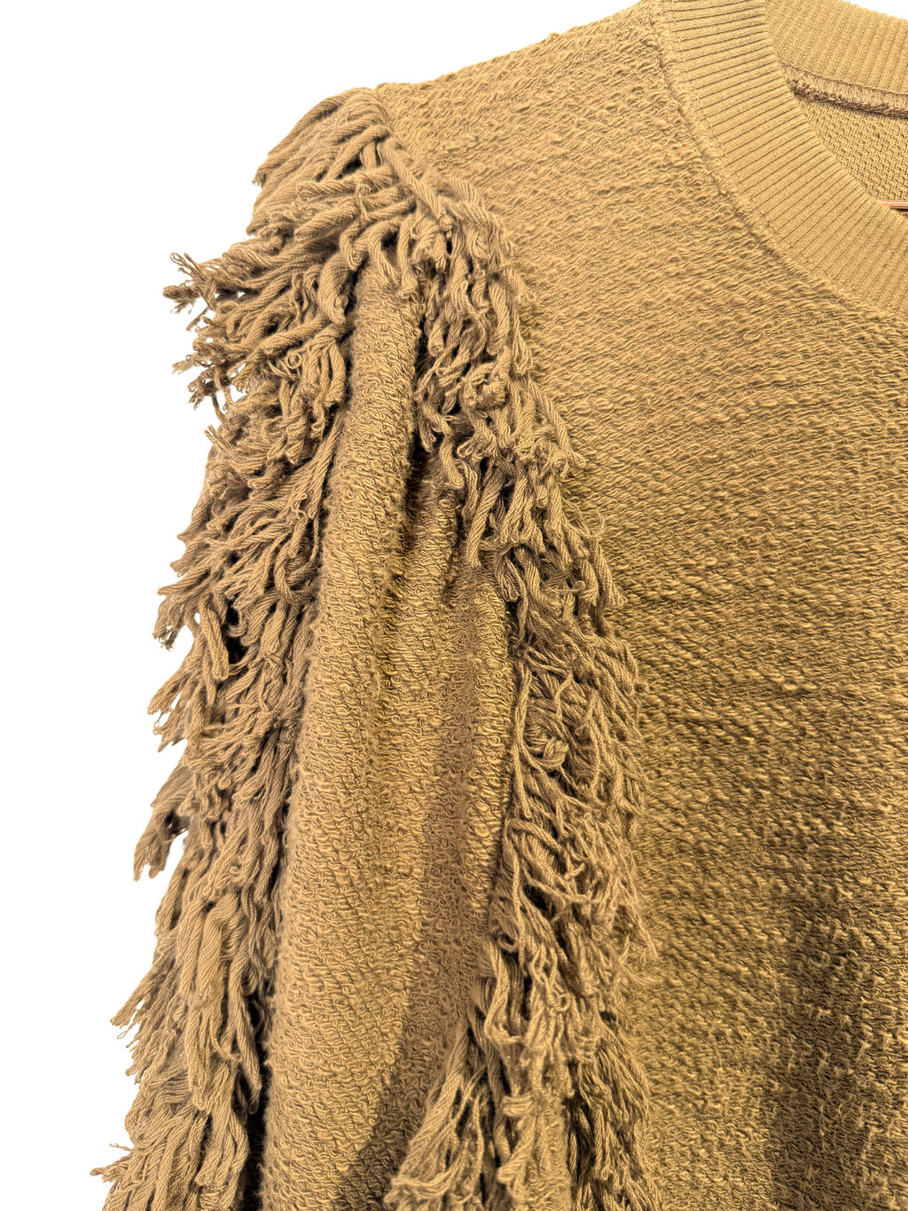 ULLA JOHNSON - Fringe Bouclé Sweater