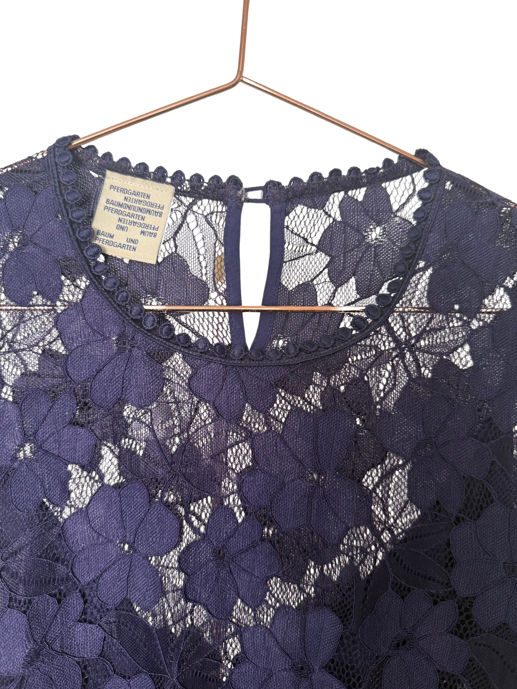 BAUM UND PFERGARTEN - Lace Top Navy