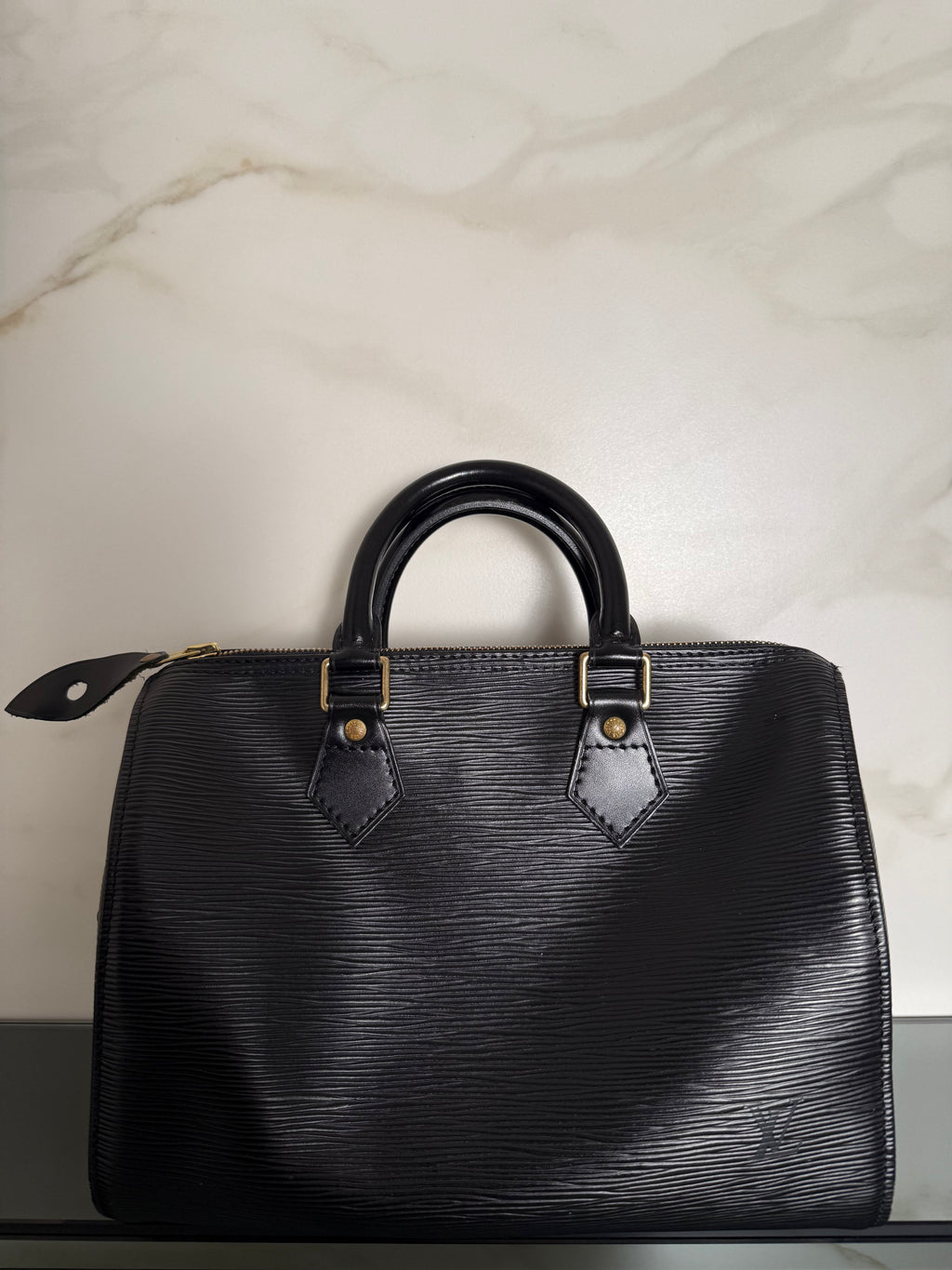 LOUIS VUITTON - Speedy Epi 25 Black
