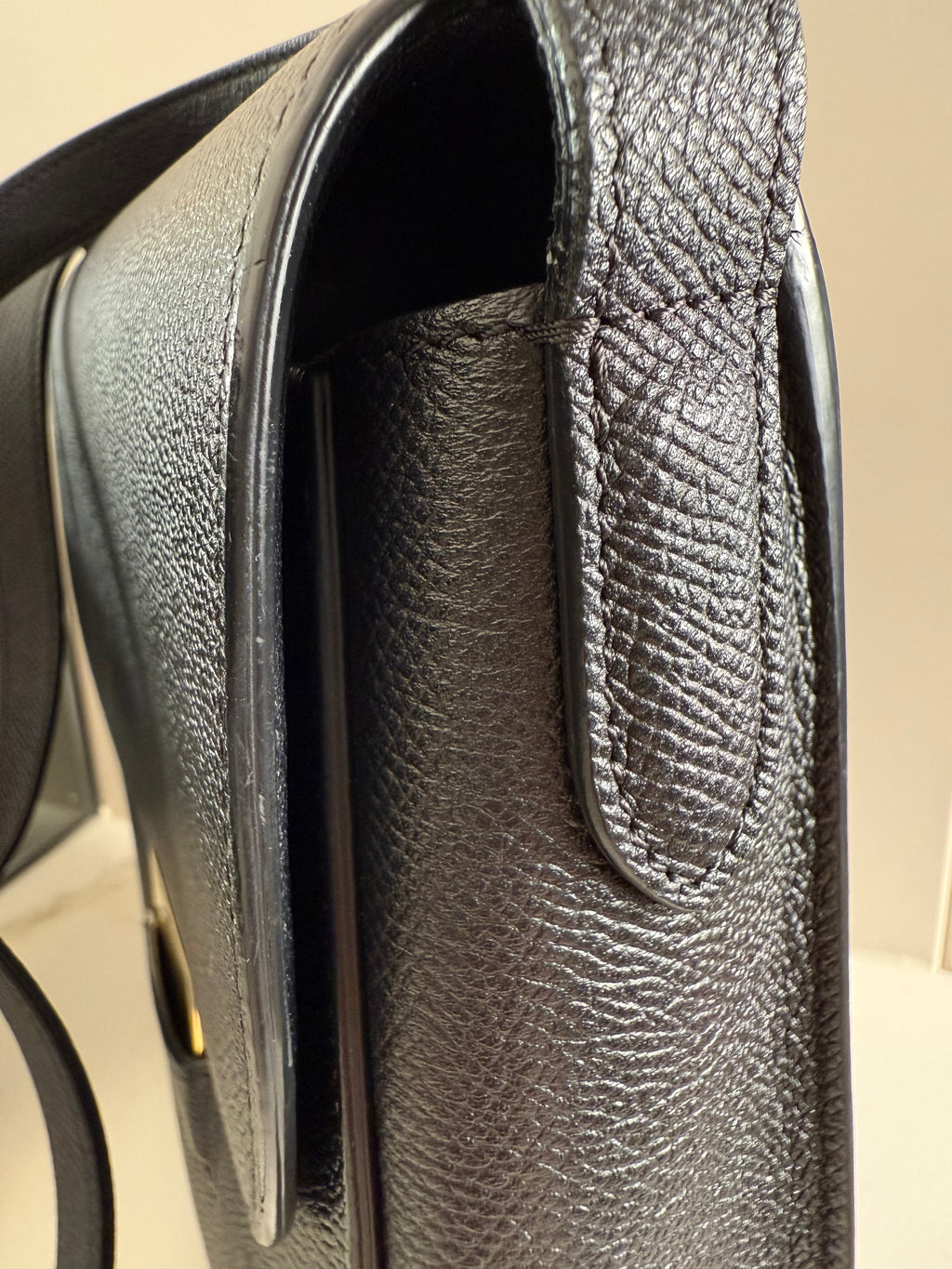 CELINE - Trotteur leather shoulder bag black