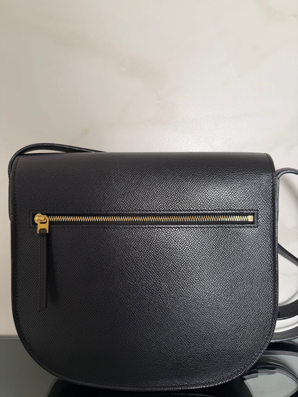 CELINE - Trotteur leather shoulder bag black