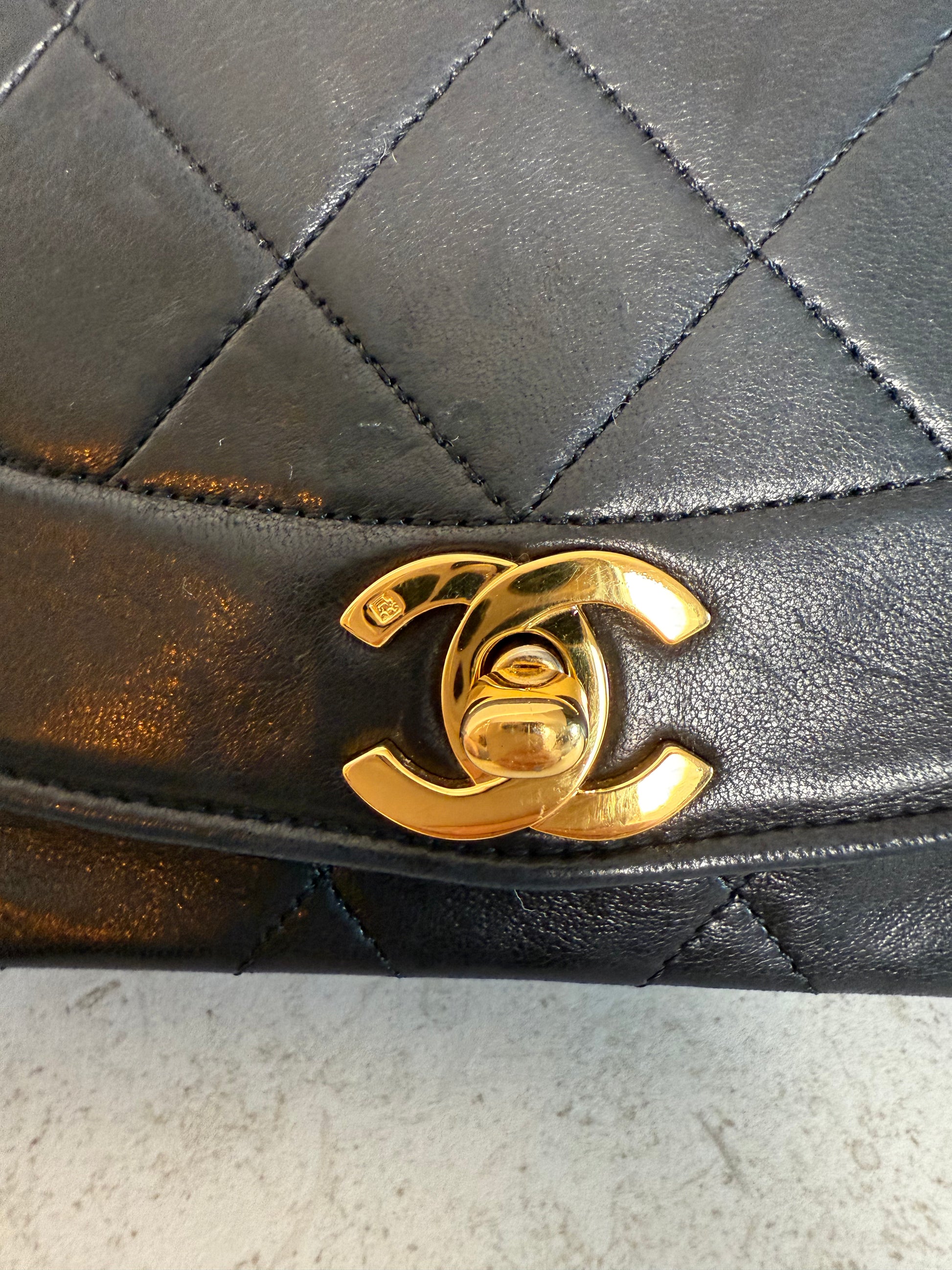 CHANEL - Diana Small Black