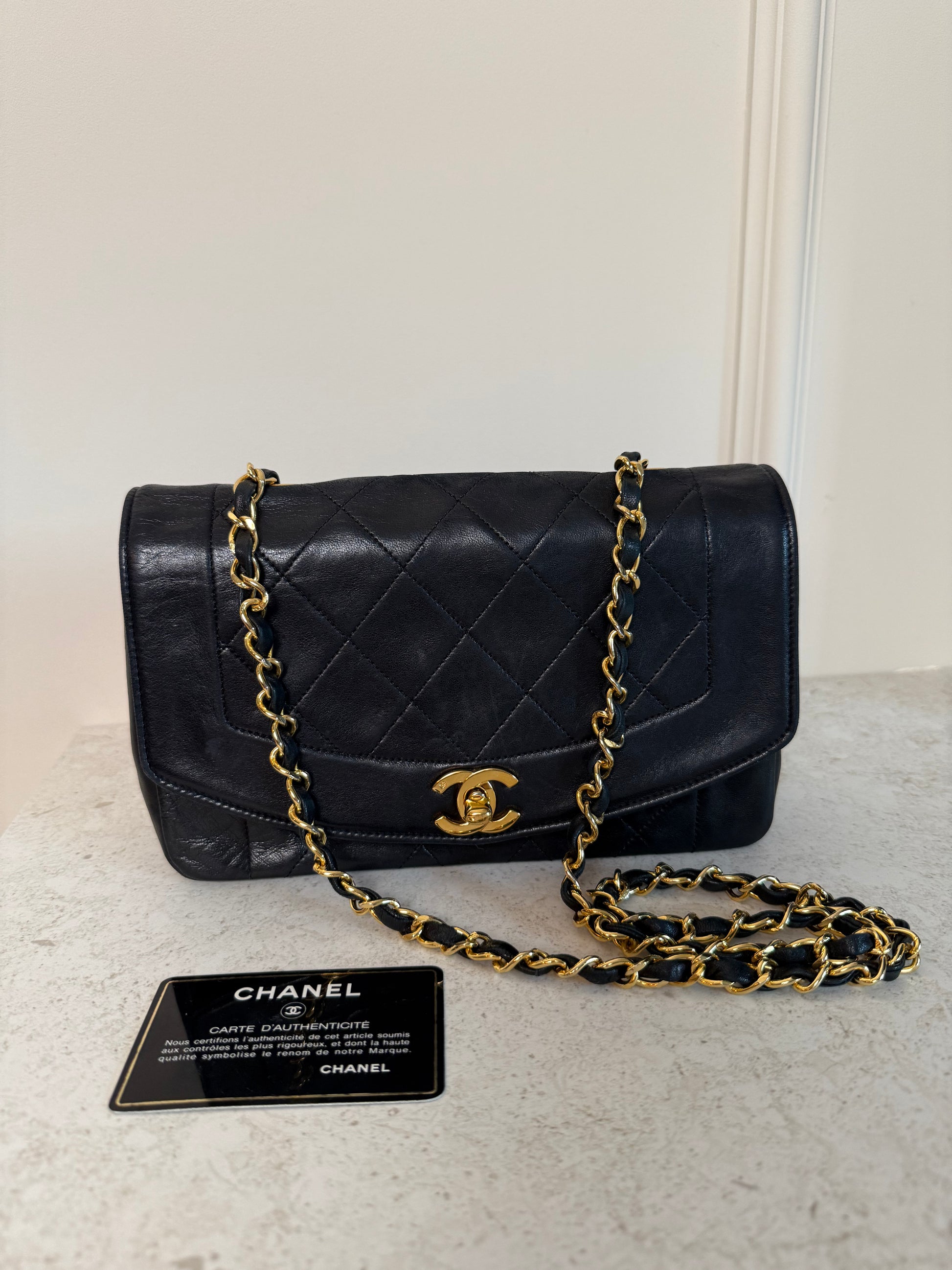 CHANEL - Diana Small Black