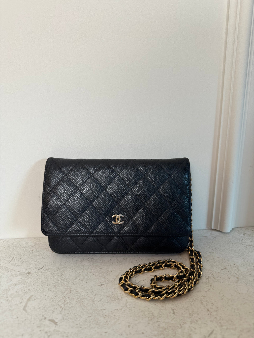 CHANEL - WOC Caviar Leather Black