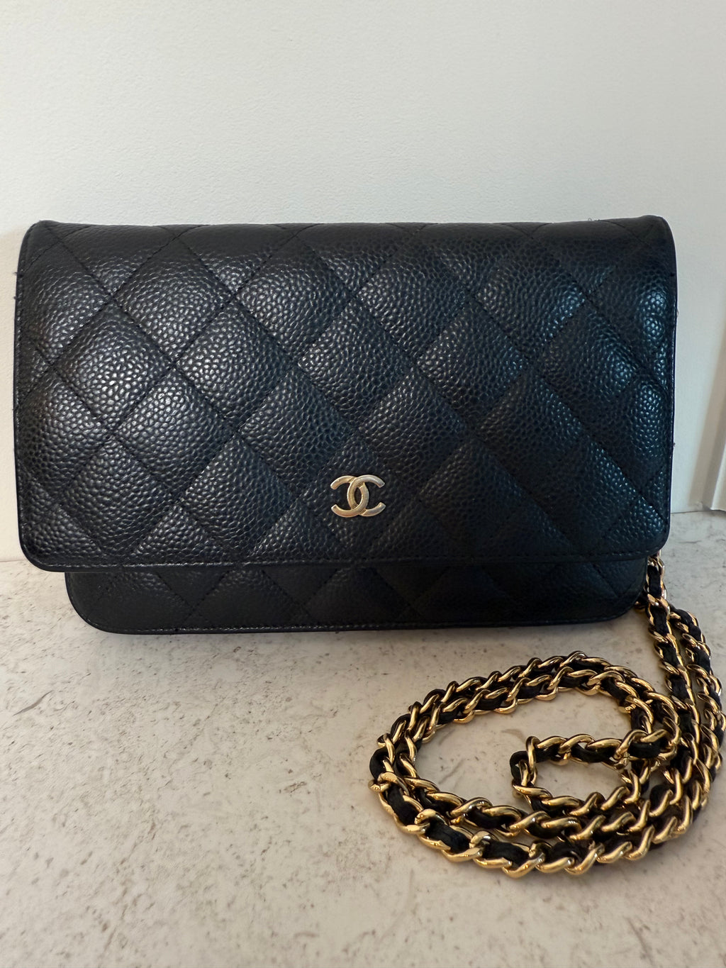 CHANEL - WOC Caviar Leather Black