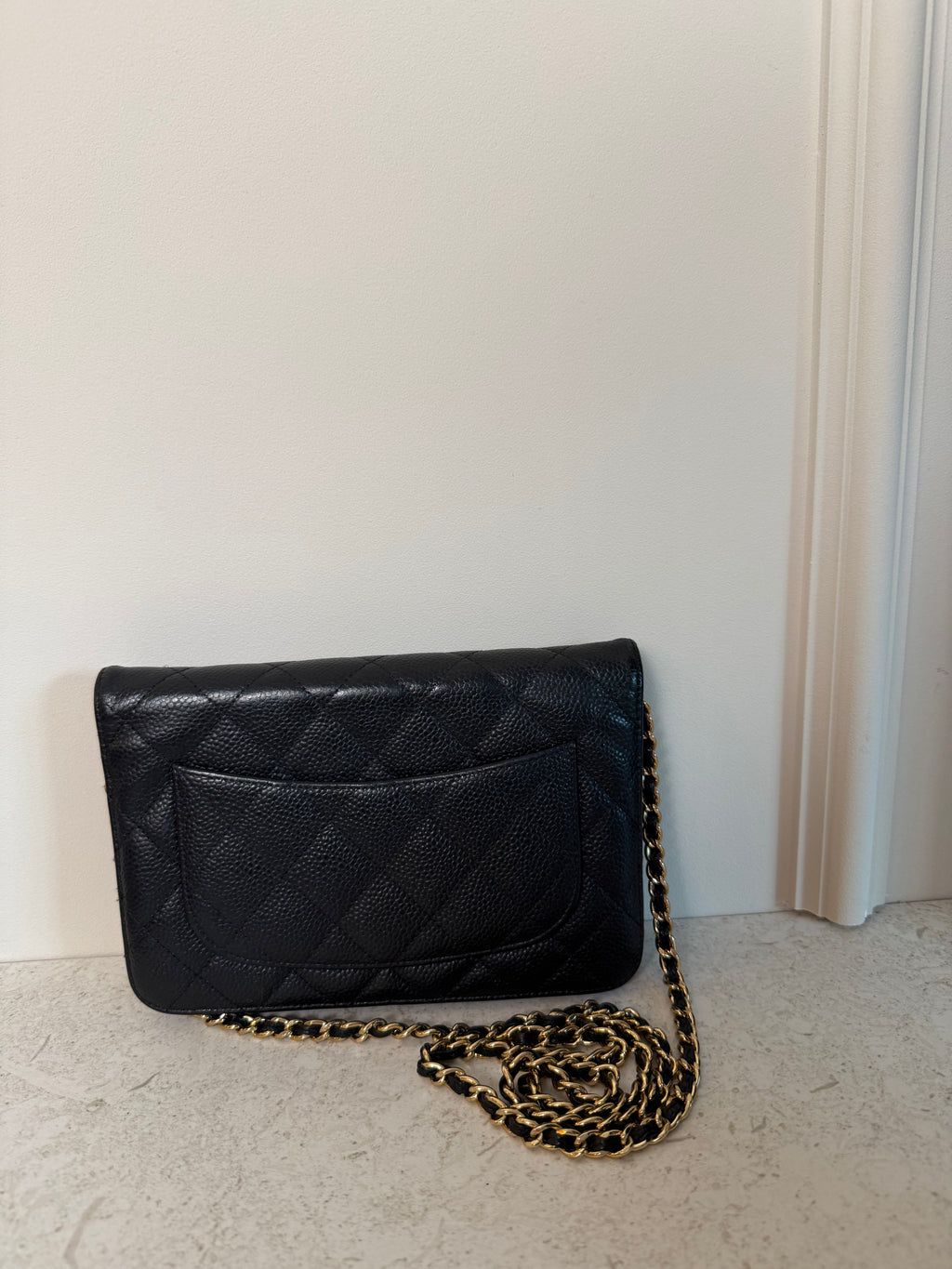 CHANEL - WOC Caviar Leather Black