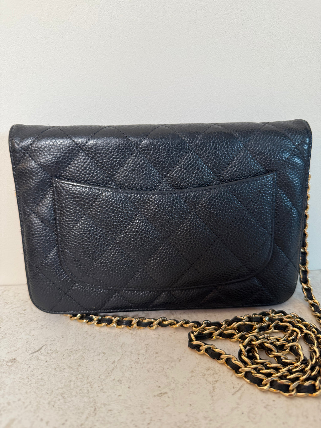 CHANEL - WOC Caviar Leather Black