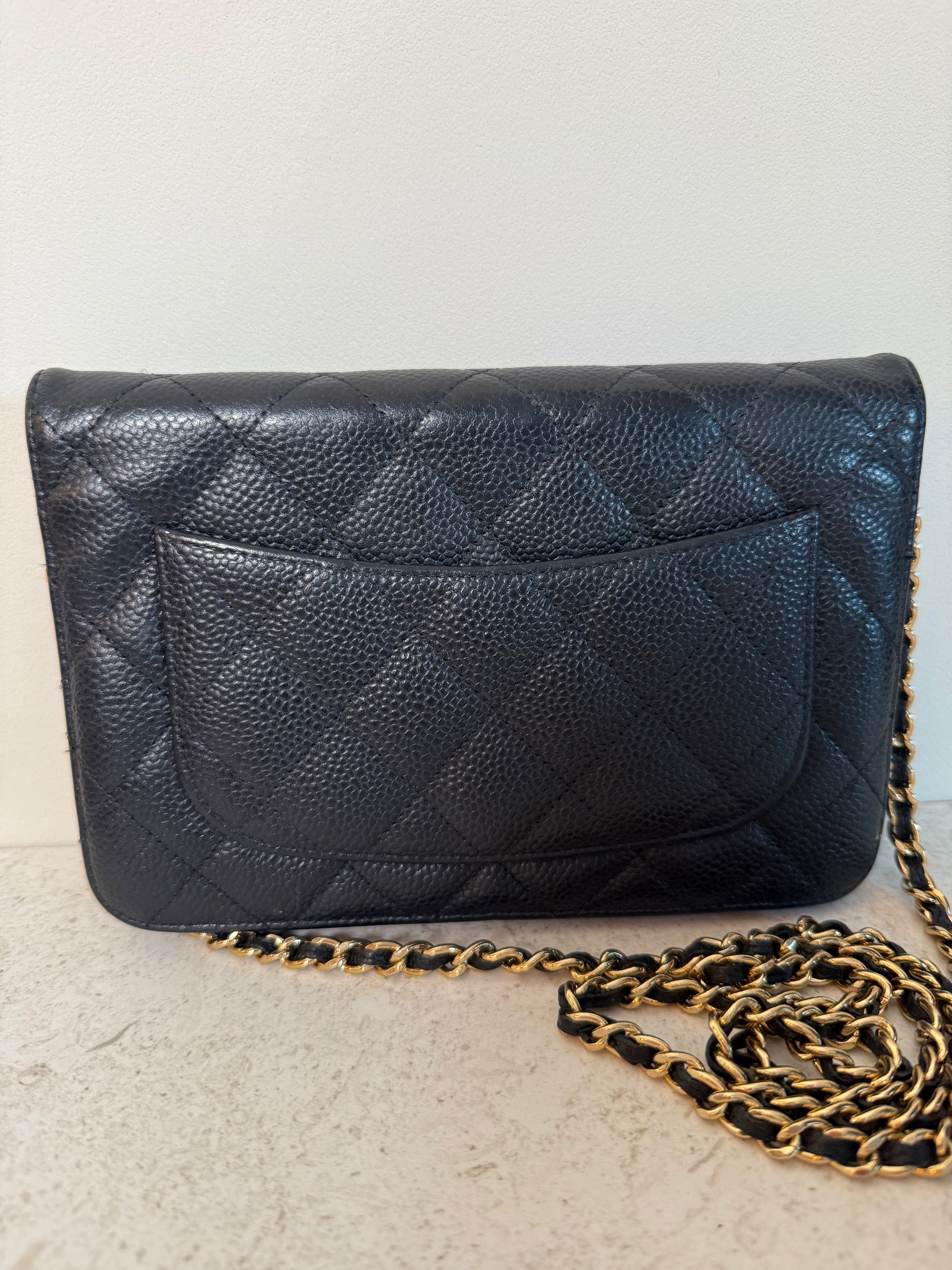 CHANEL - WOC Caviar Leather Black