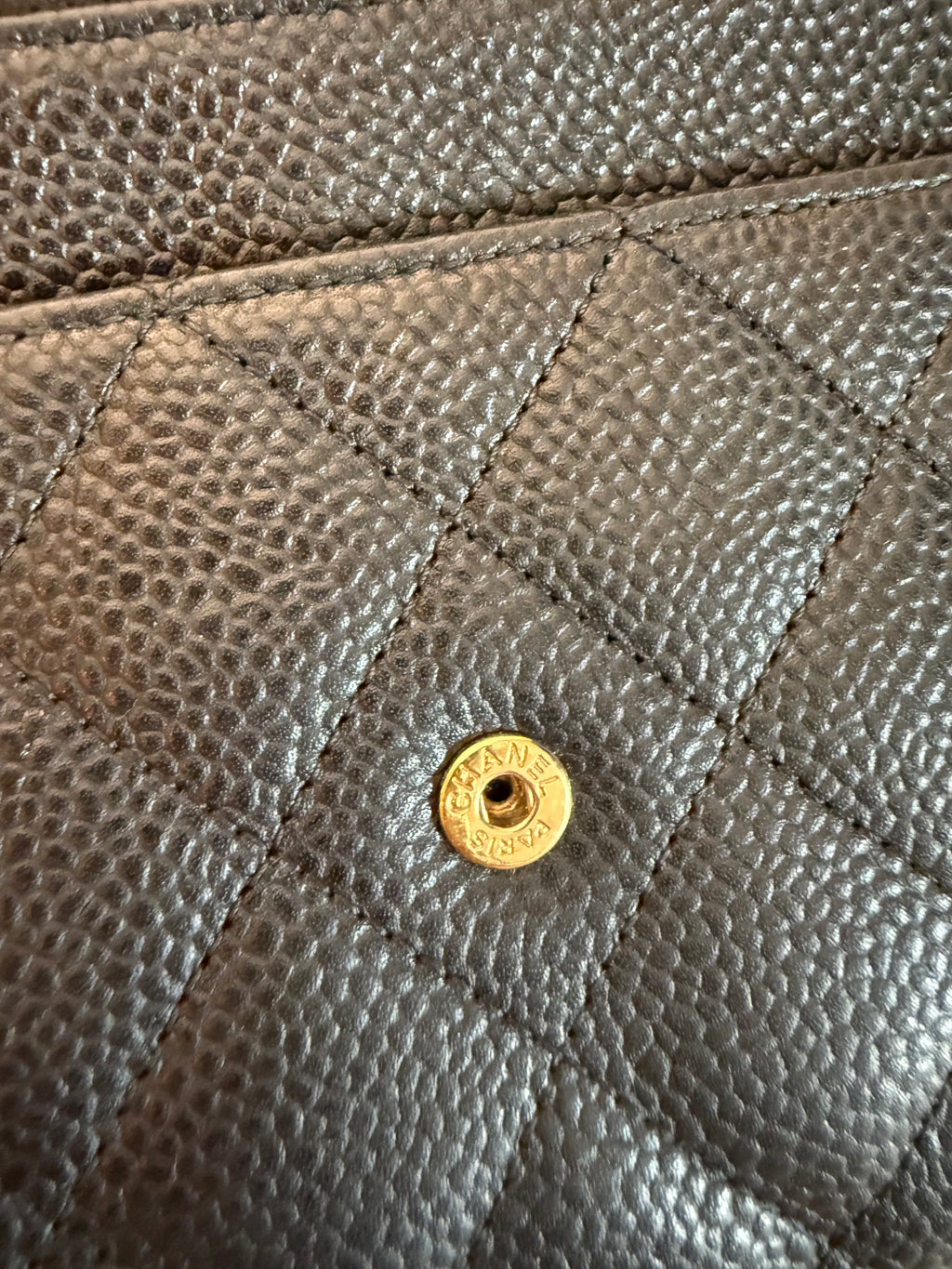 CHANEL - WOC Caviar Leather Black