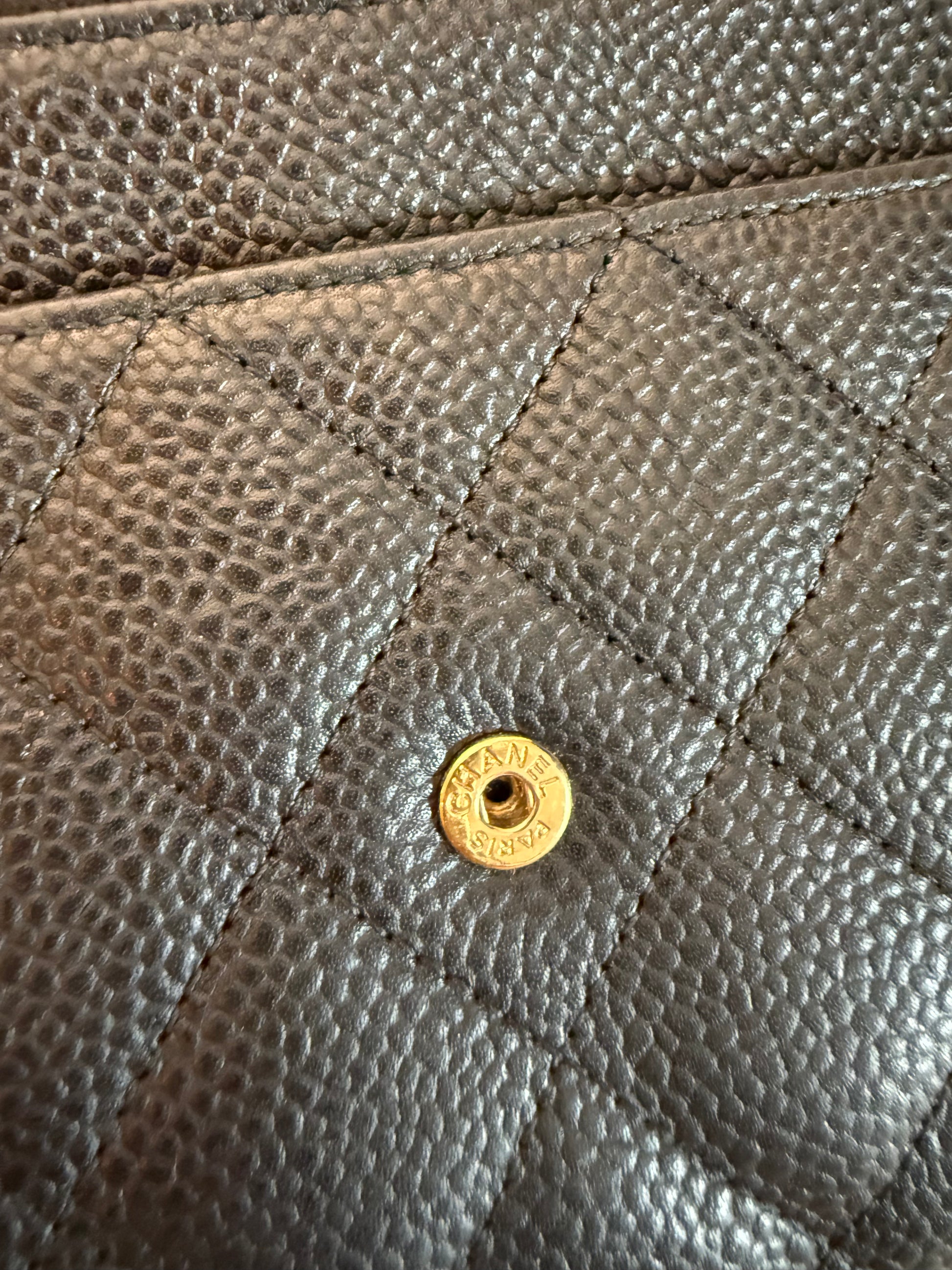 CHANEL - WOC Caviar Leather Black