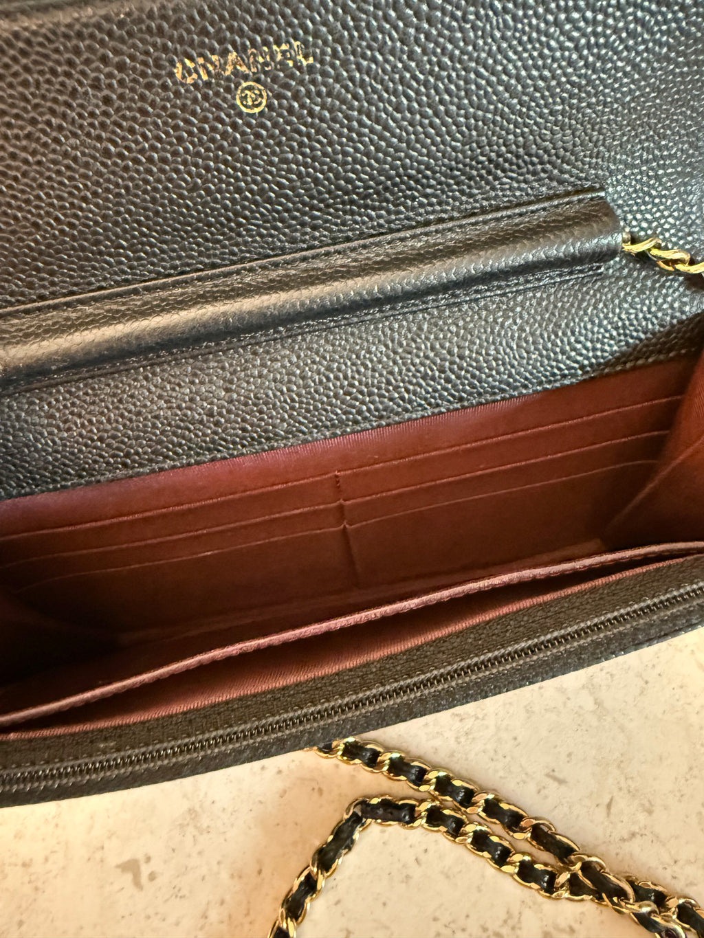 CHANEL - WOC Caviar Leather Black