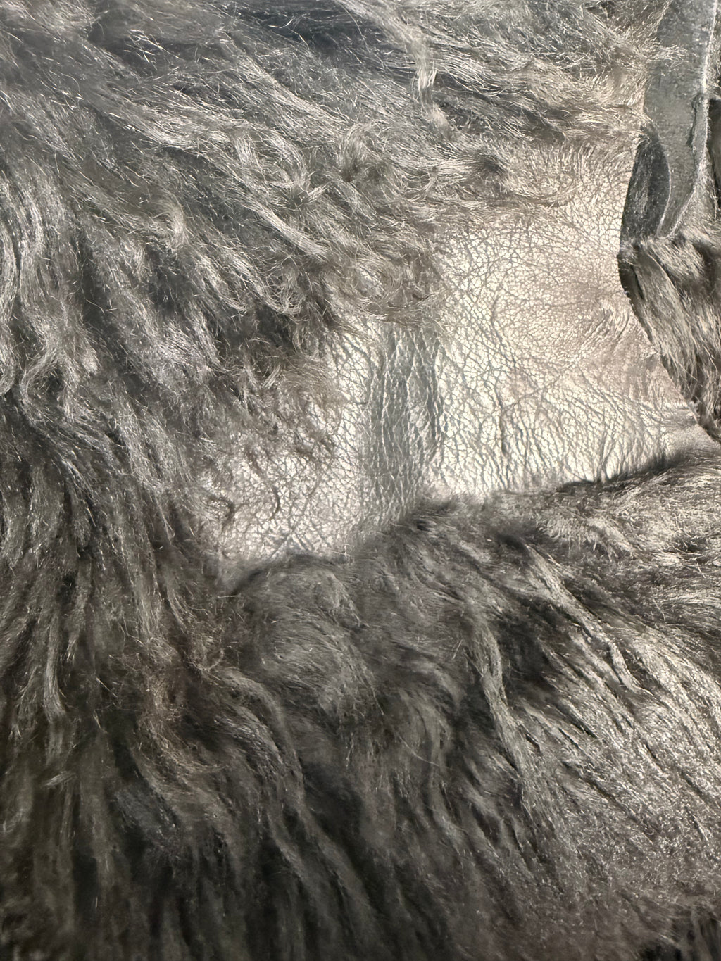 FUR GILET - Black