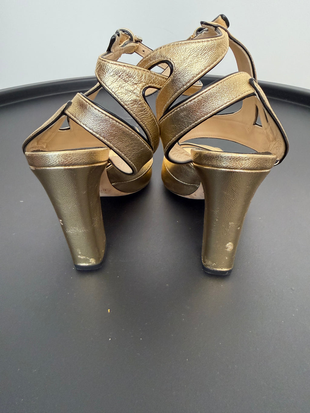 JIMMY CHOO - Golden sandals