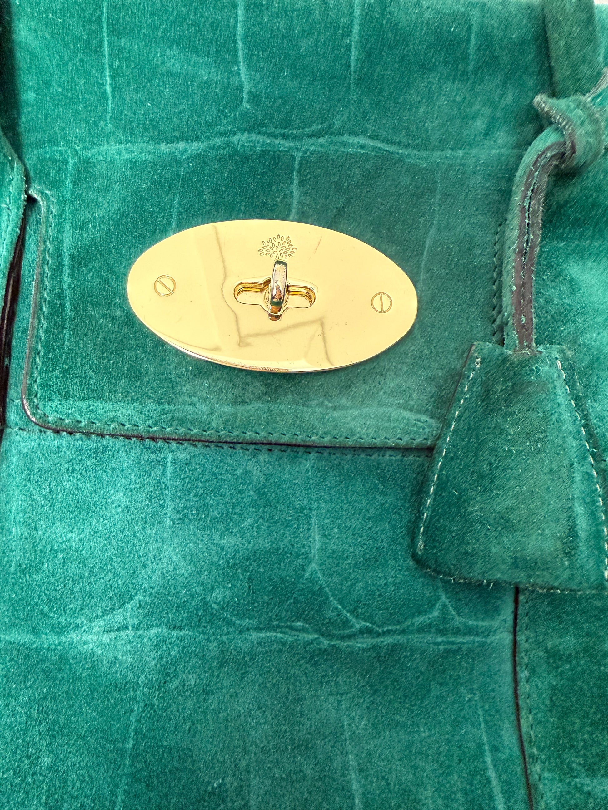 MULBERRY - Bayswater Green Suede