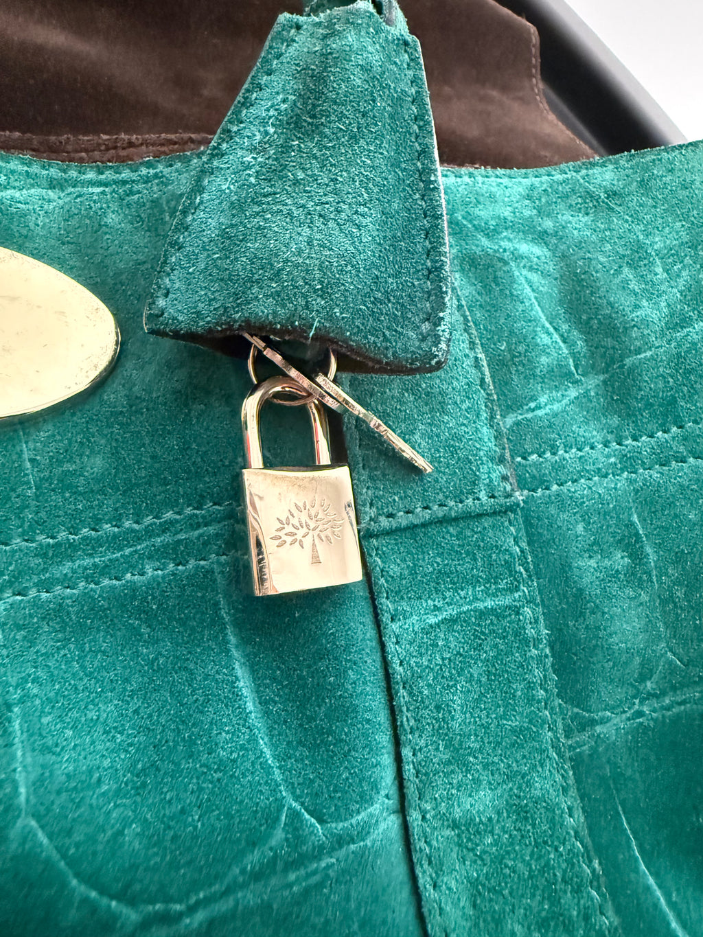 MULBERRY - Bayswater Green Suede