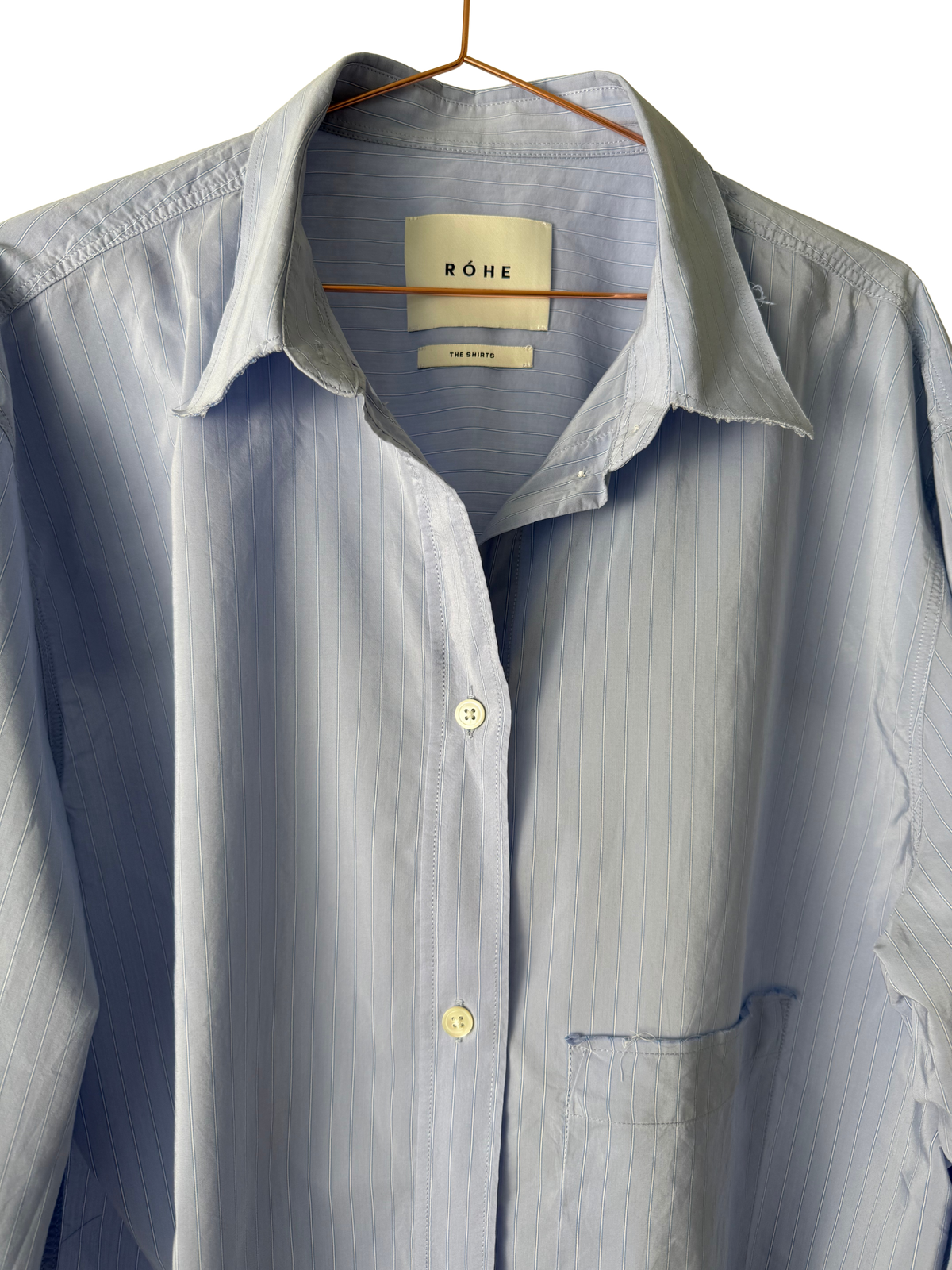 RÓHE - Blue pinstripe Shirt