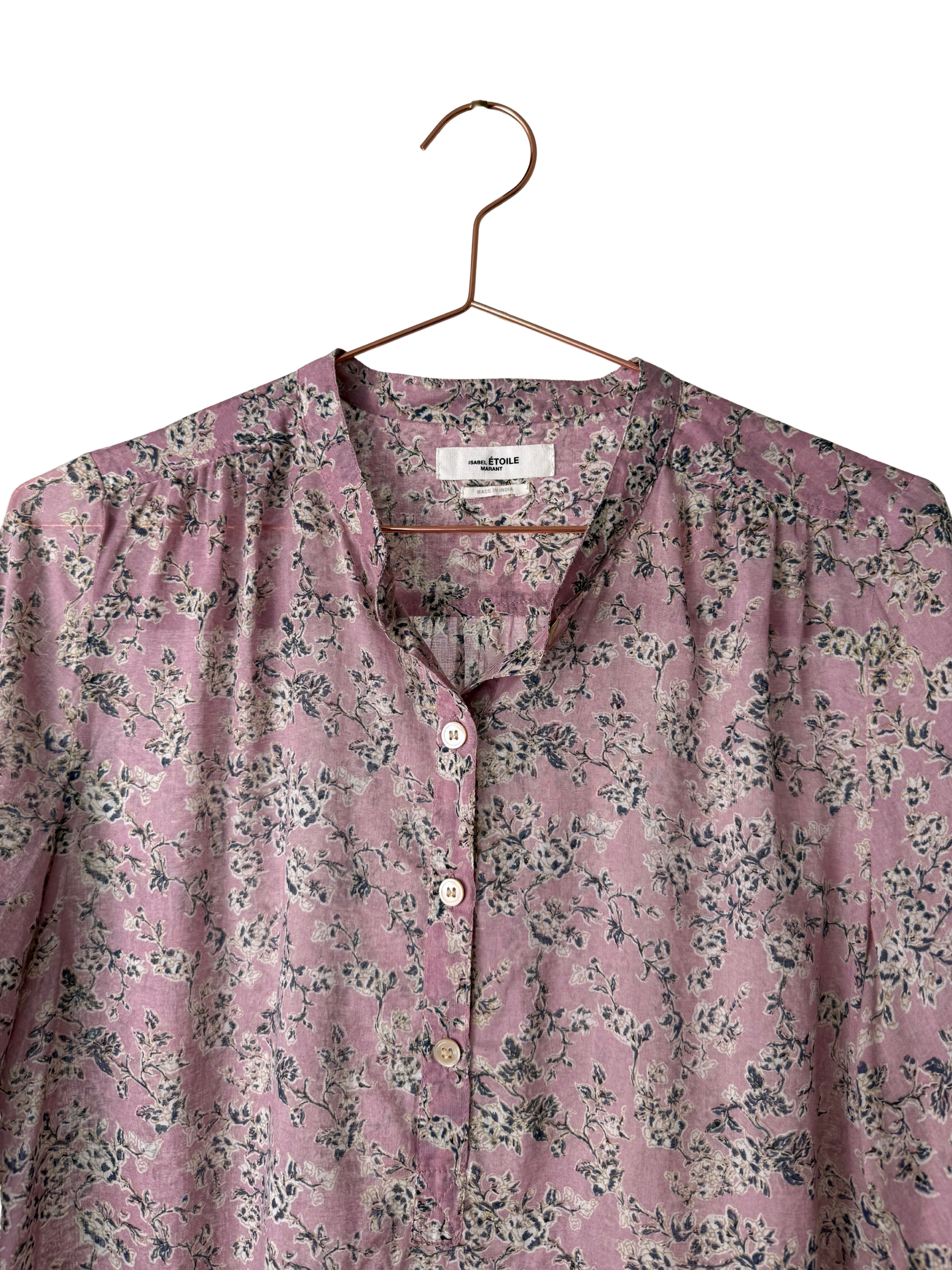 MARANT ETOILE - Pink floral blouse