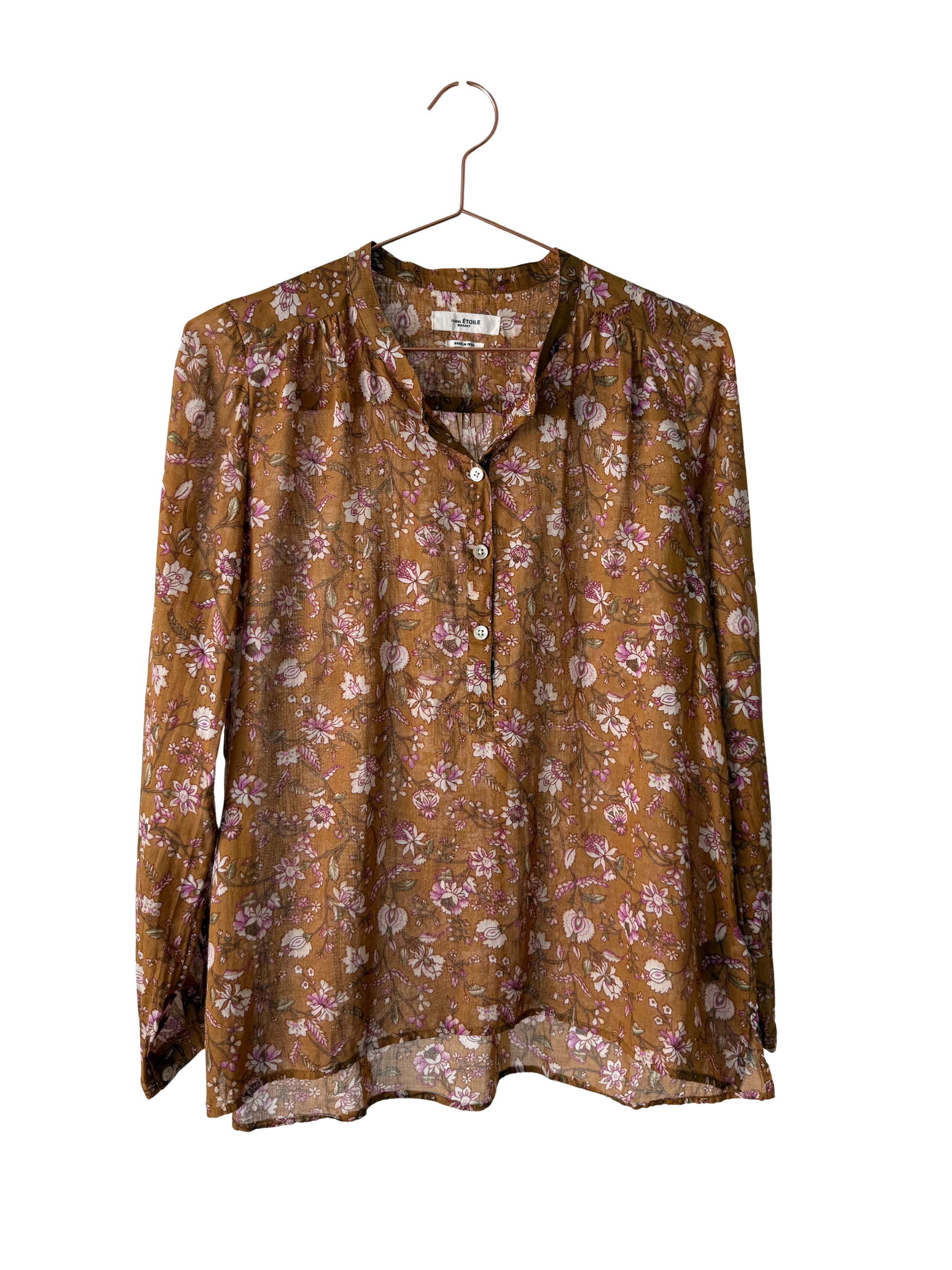 MARANT ETOILE - Brown flower Shirt