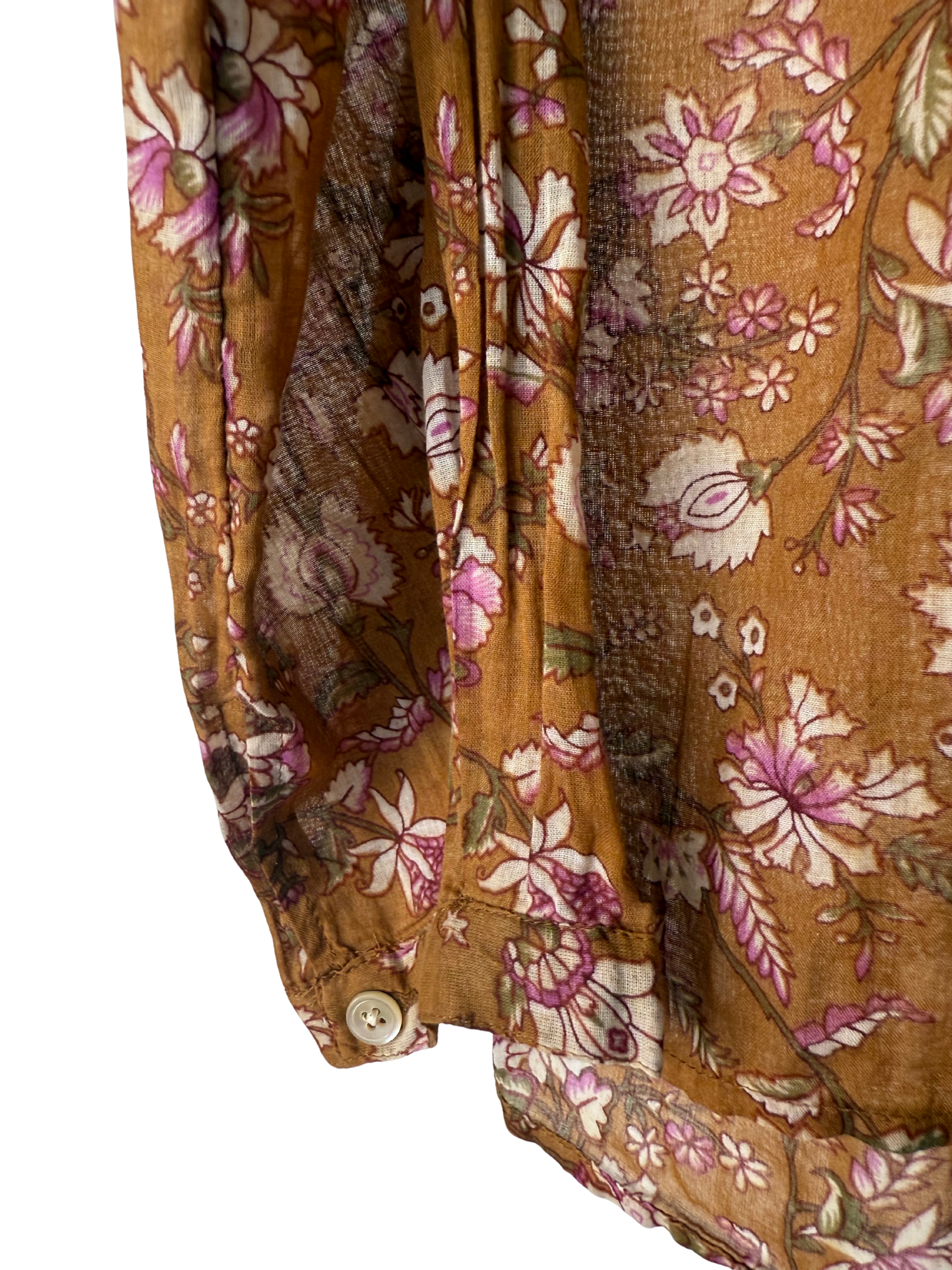 MARANT ETOILE - Brown flower Shirt