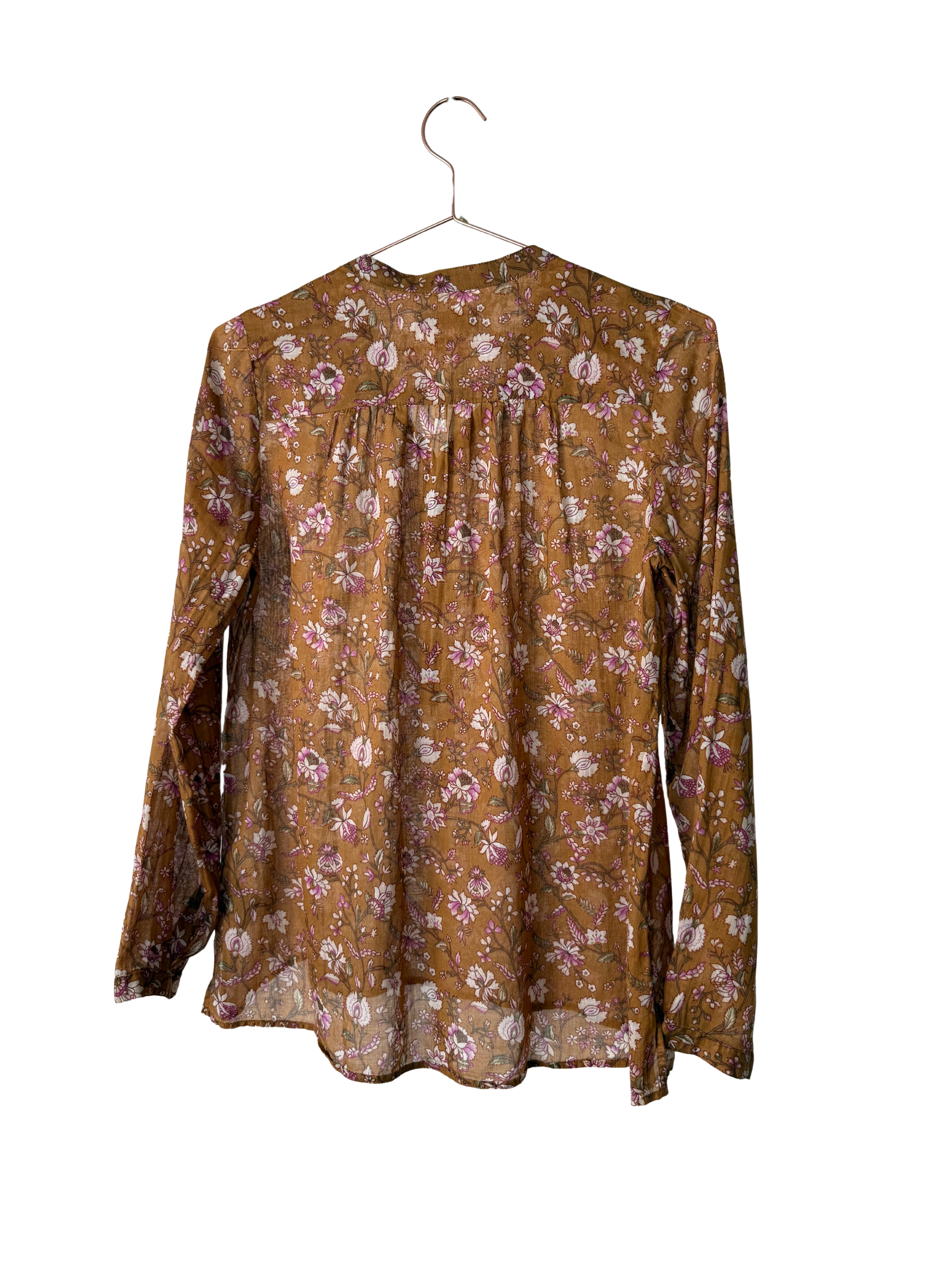 MARANT ETOILE - Brown flower Shirt