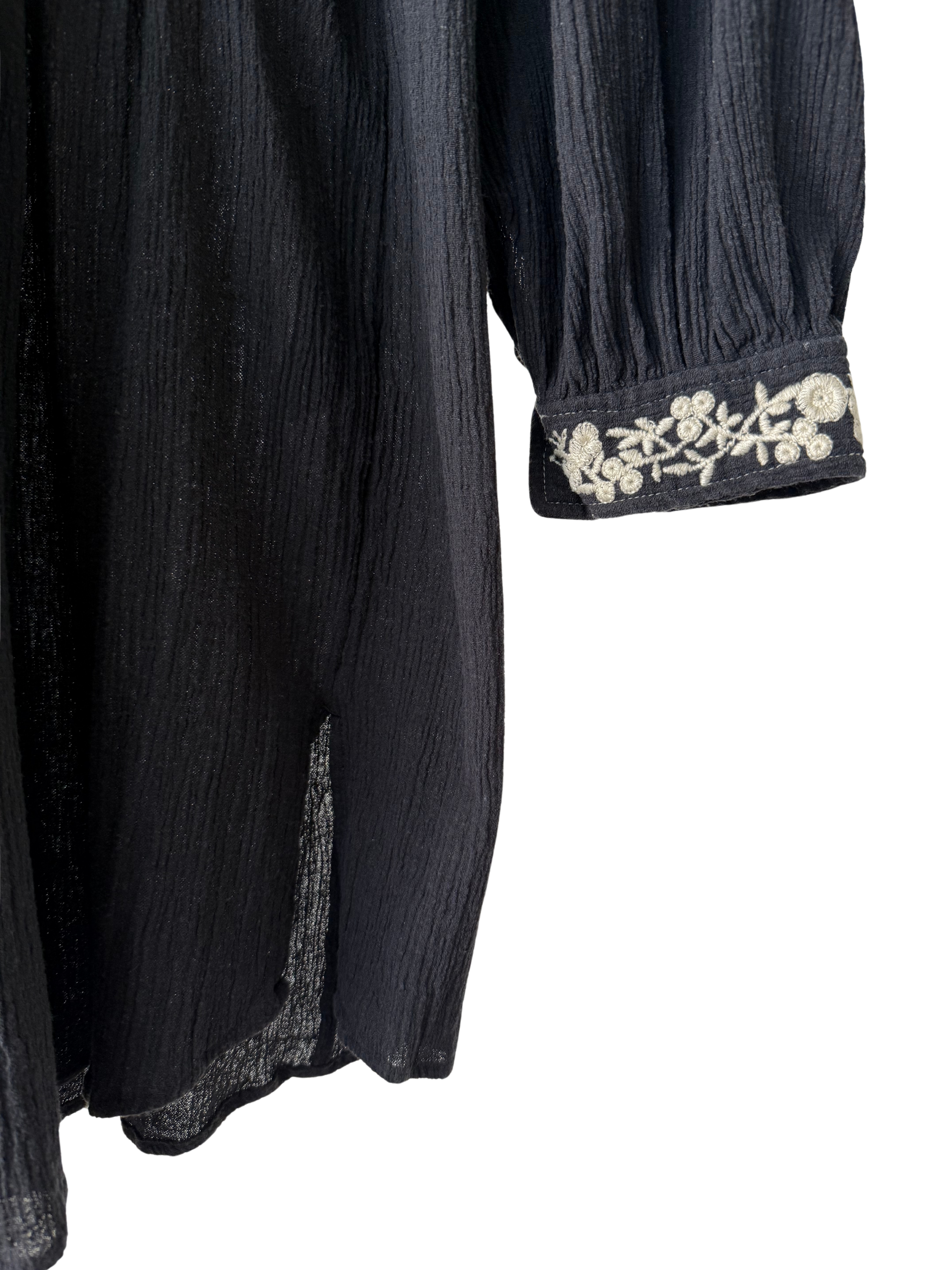MARANT ETOILE - Black embroidered dress