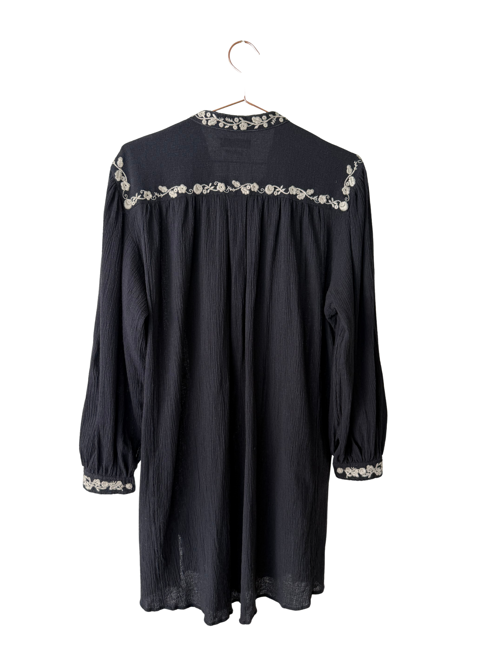 MARANT ETOILE - Black embroidered dress