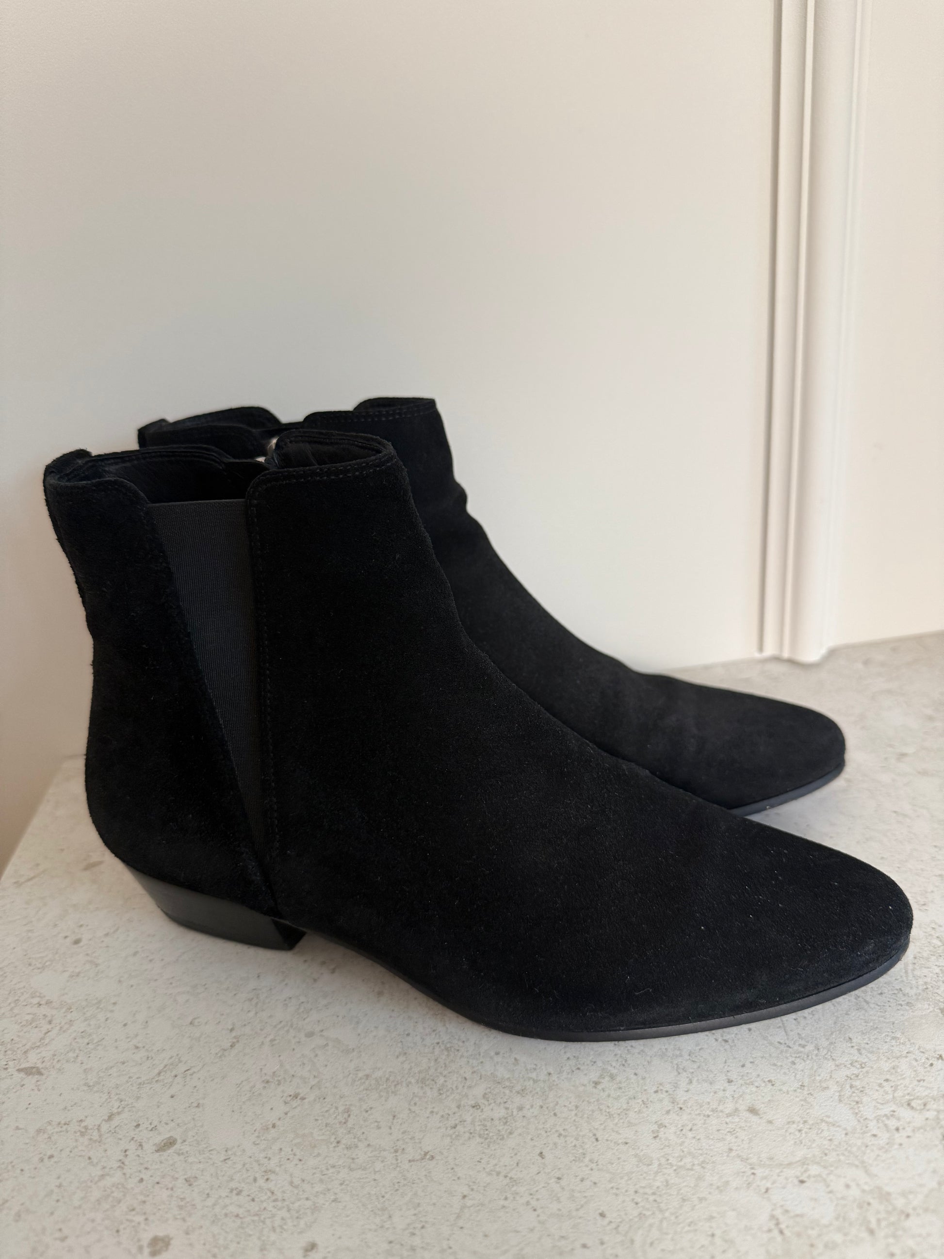 ISABEL MARANT - Suede flat boots