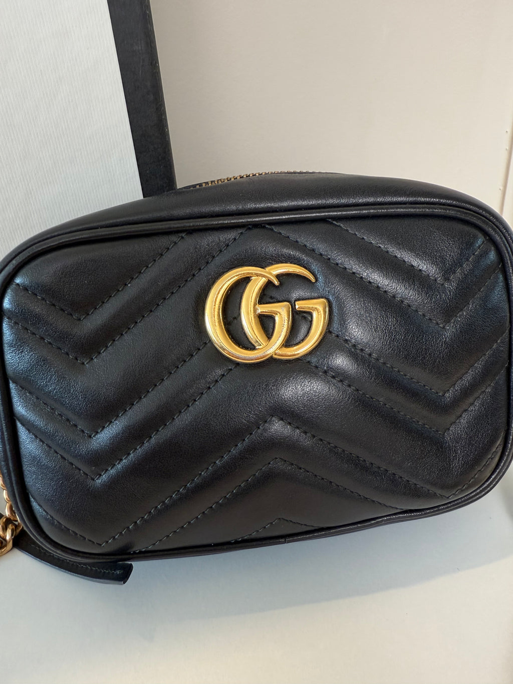 GUCCI - Marmont Mini Camera Bag Black