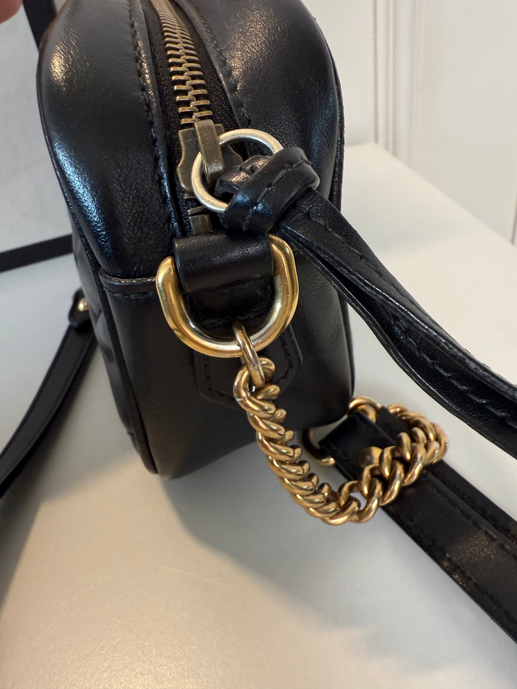 GUCCI - Marmont Mini Camera Bag Black