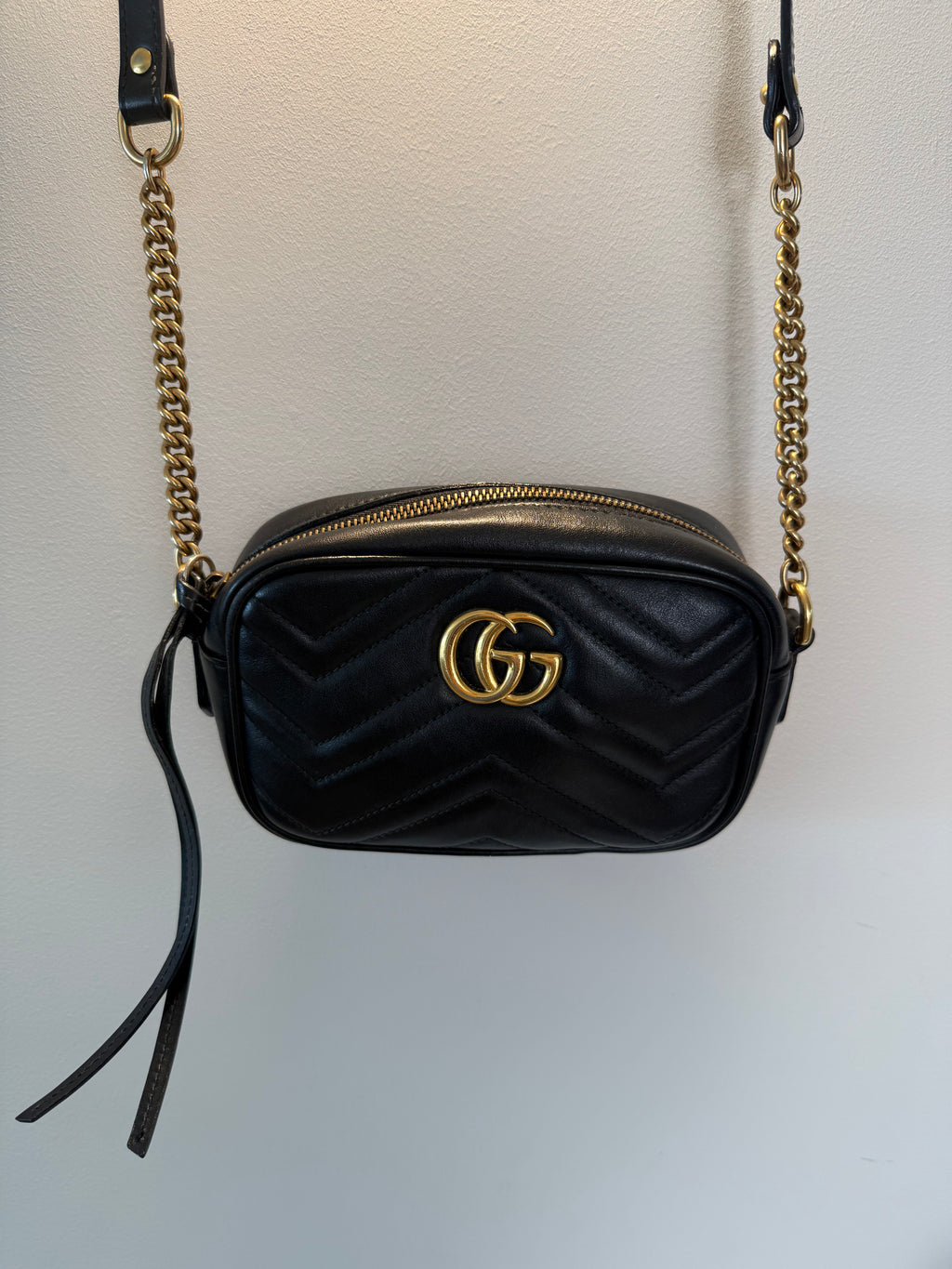 GUCCI - Marmont Mini Camera Bag Black