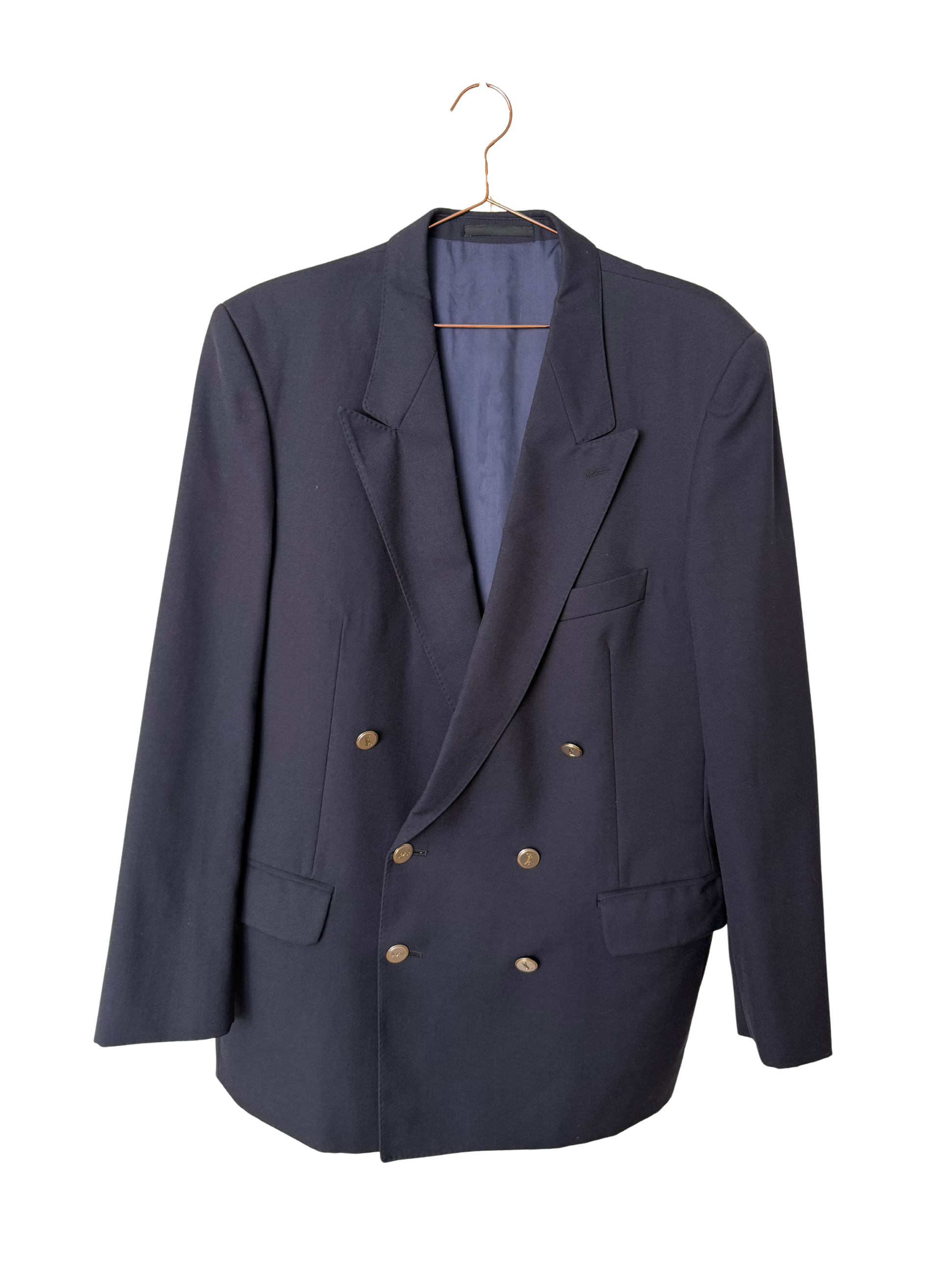 YSL - Blazer Navy Silver/Golden Logo buttons