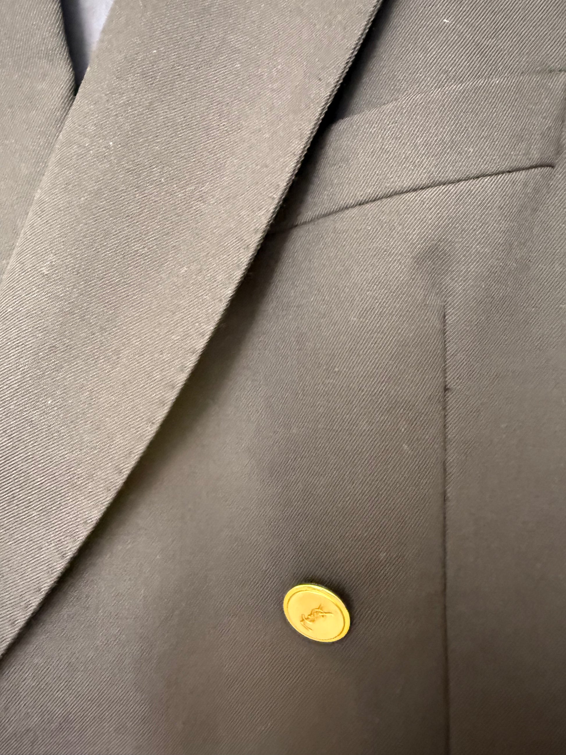 YSL - Blazer Navy Silver/Golden Logo buttons