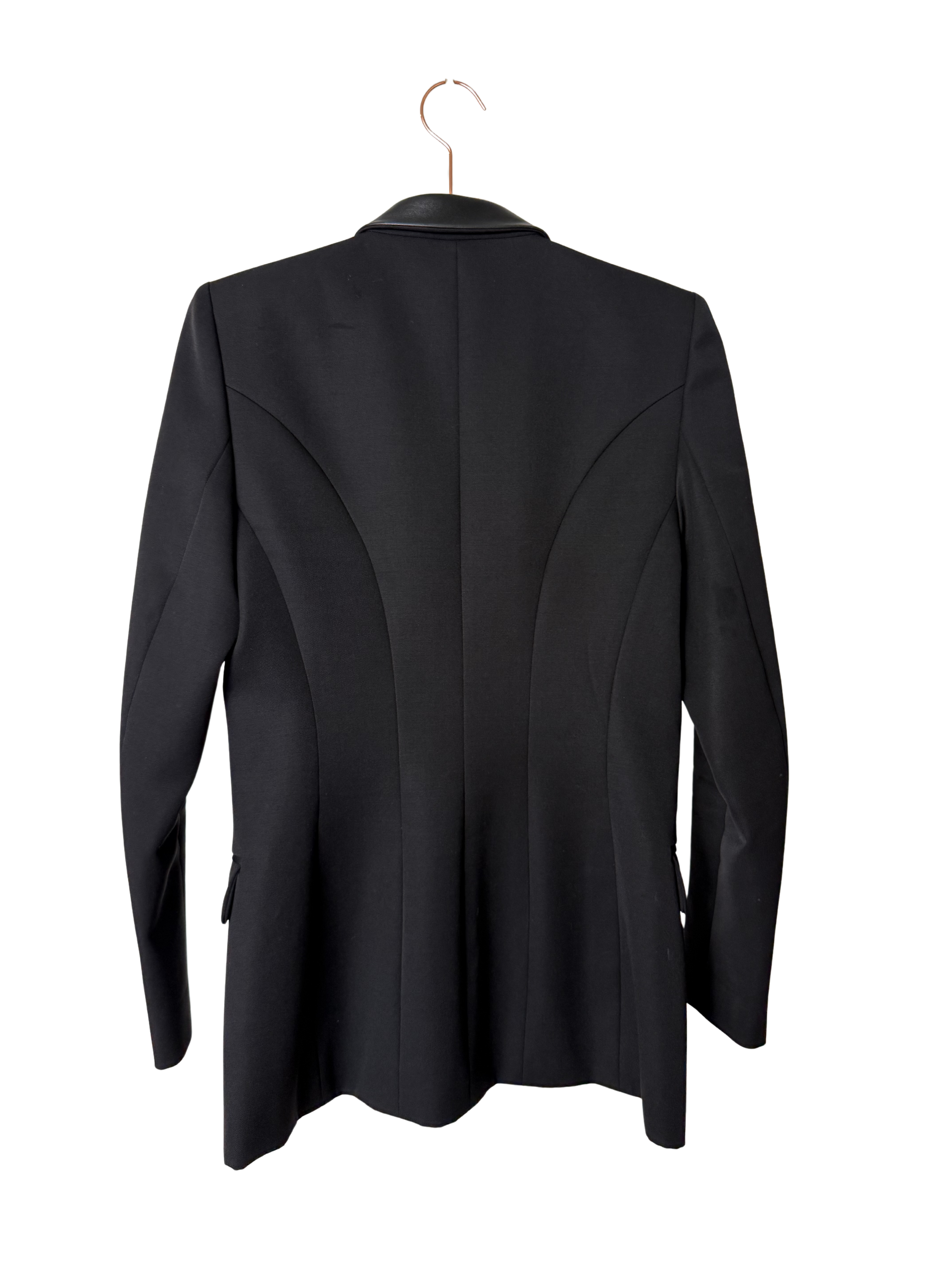 BARBARA BUI - Blazer leather collar