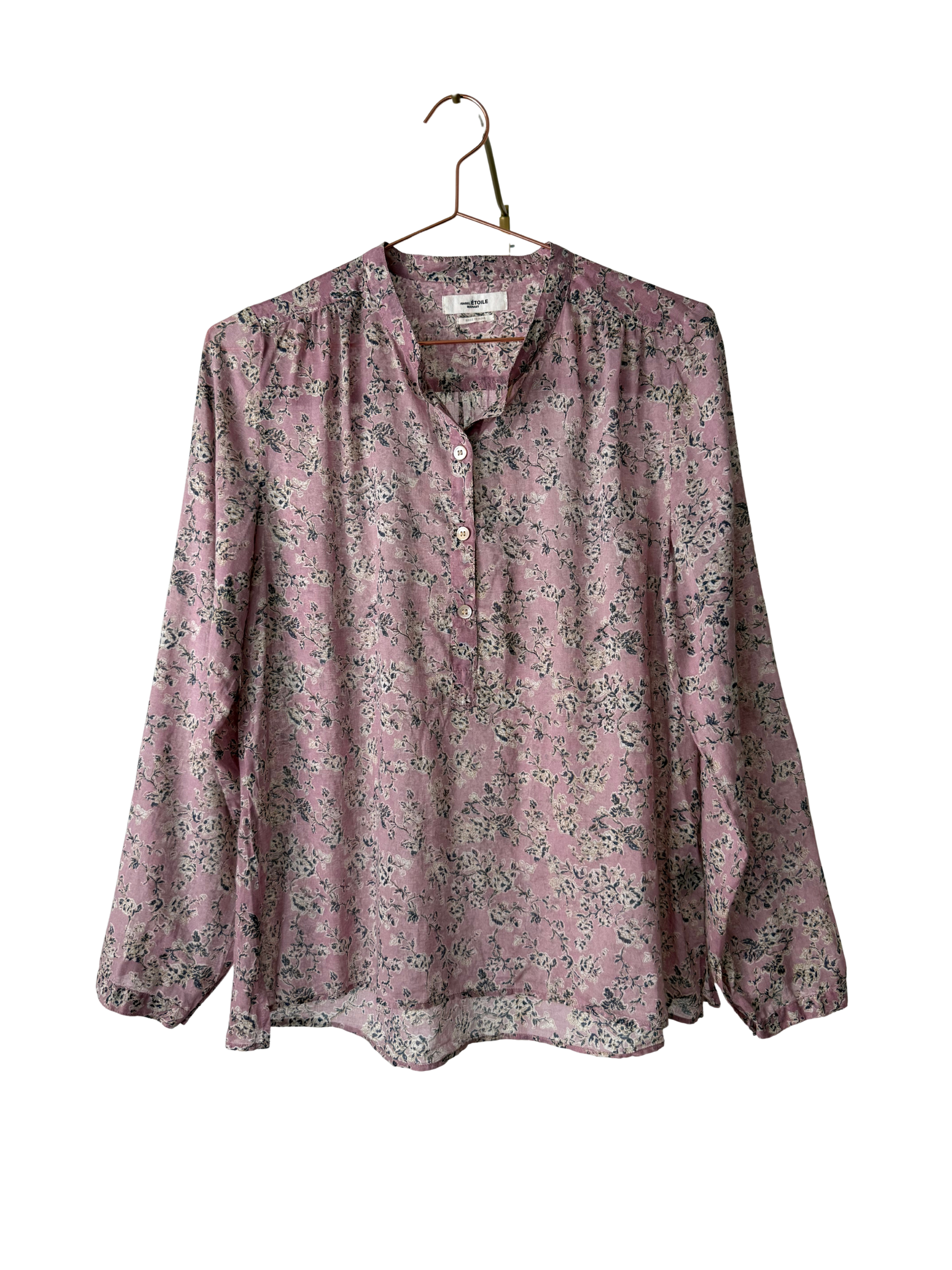 MARANT ETOILE - Pink floral blouse