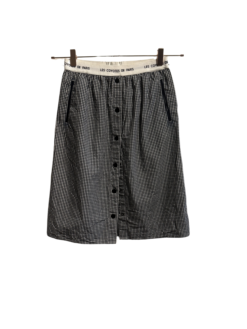 LES COYOTES DE PARIS - Check Skirt Navy
