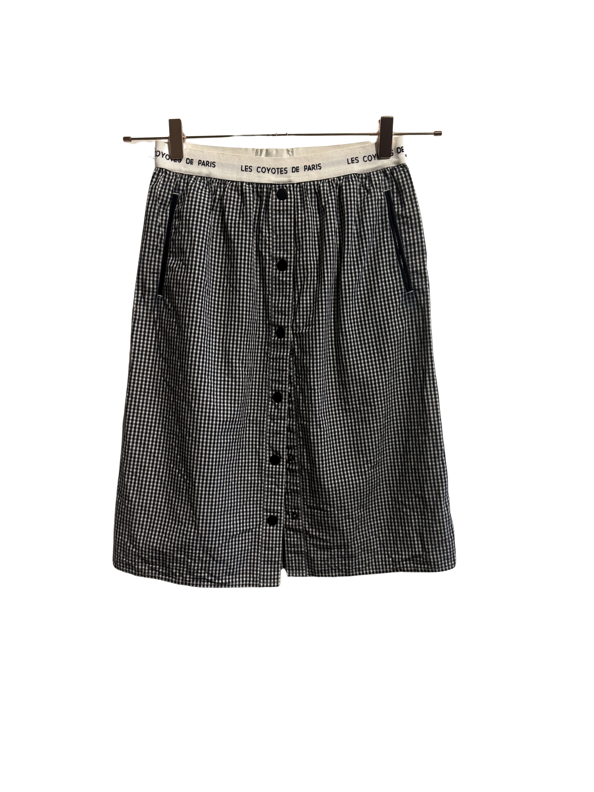 LES COYOTES DE PARIS - Check Skirt Navy