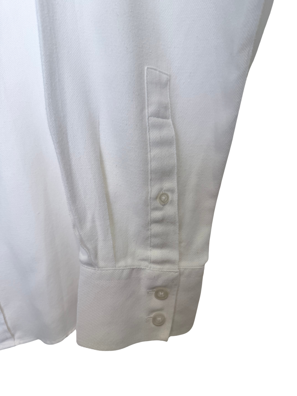 YSL - Oversized Shirt White Herringbone