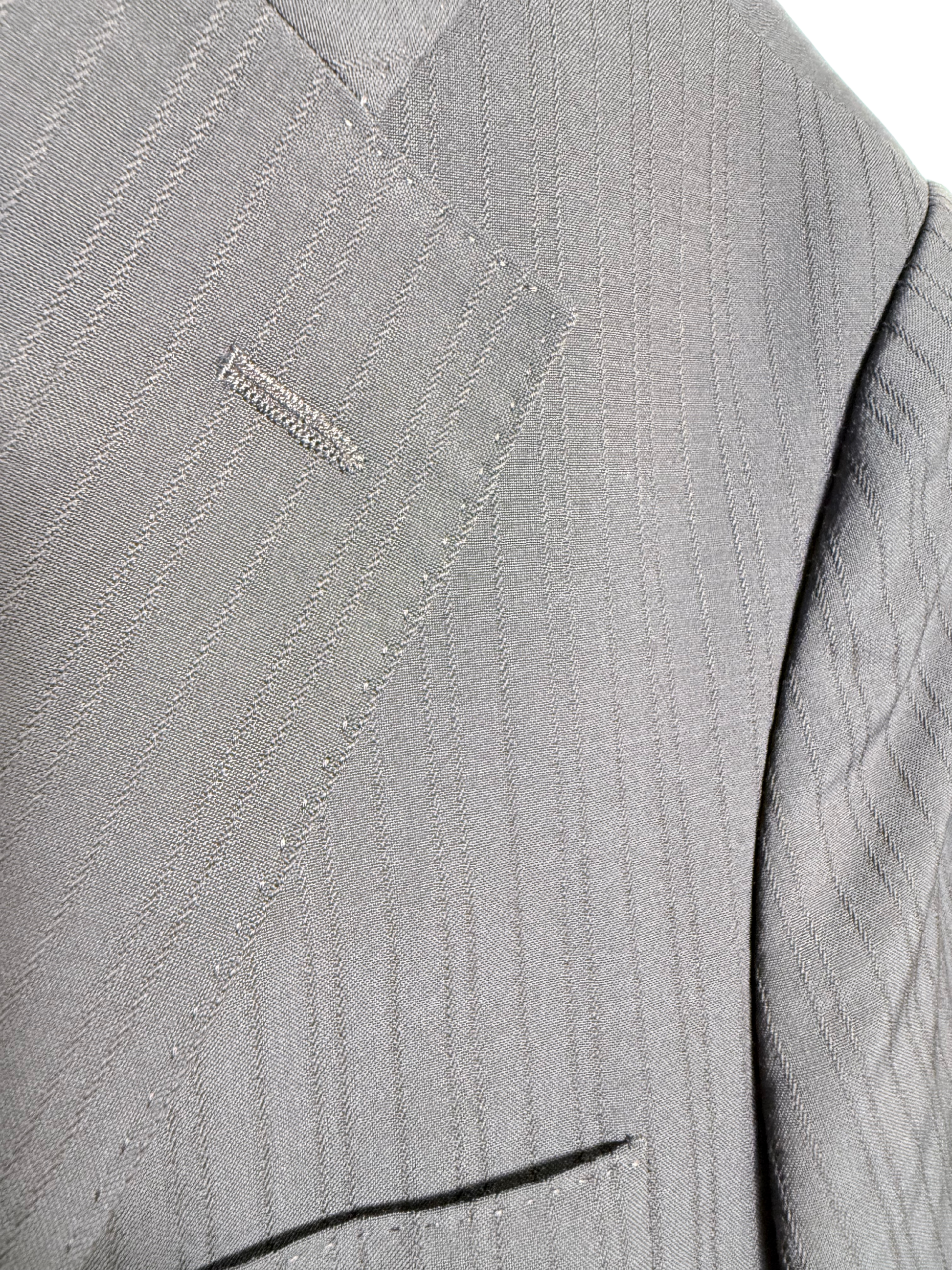 VERSACE - Brown stripe blazer