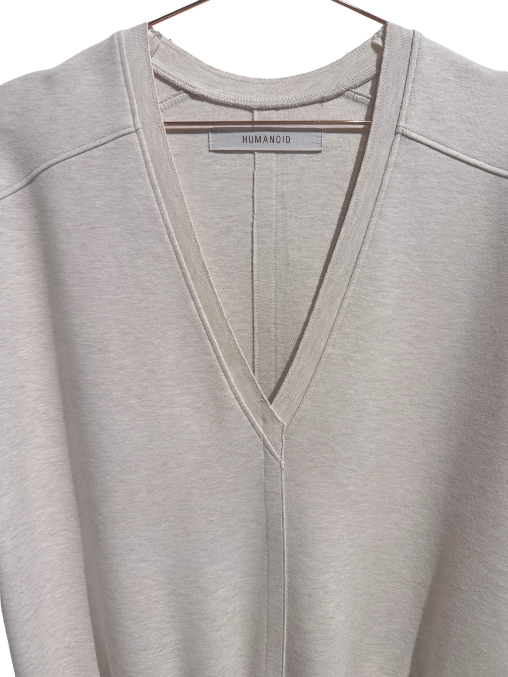 HUMANOID - Beige Sweat Dress